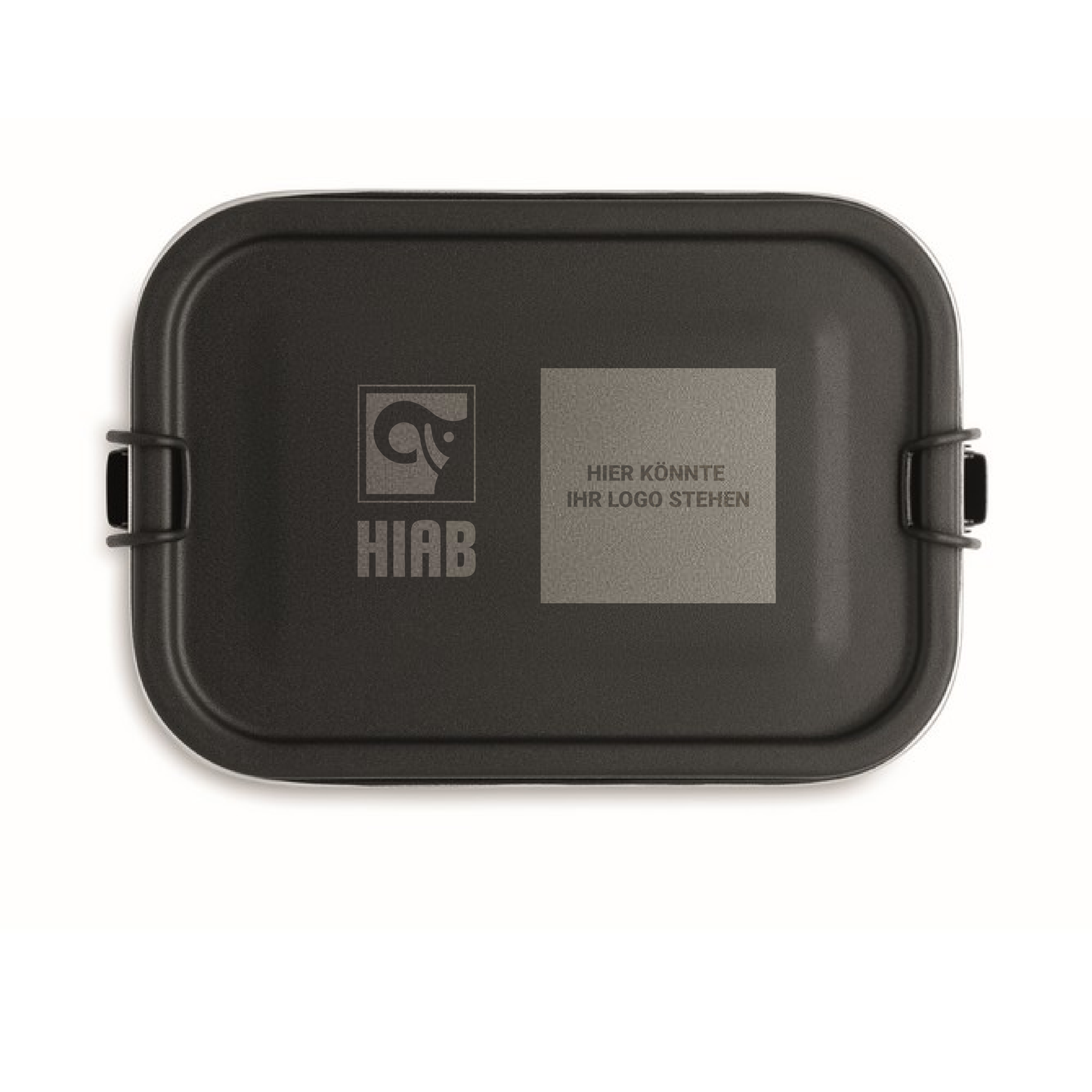 Edelstahl Lunchbox HIAB | Individualisierbar | 6er-Pack